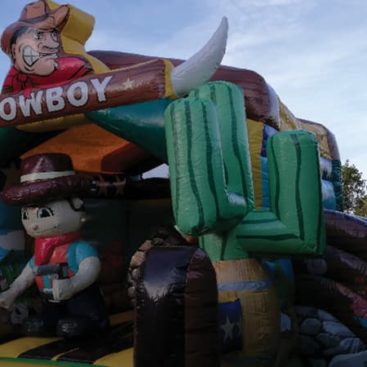 Location chateau gonflable Combo Cowboy