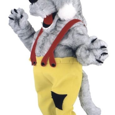 Mascotte Ours gris